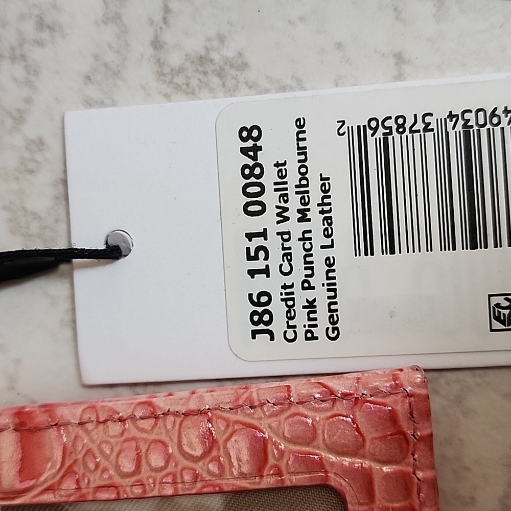 🩷 🩷 BRAHMIN Marley PINK PUNCH Crossbody & PINK PUNCH Credit Card Wallet 🩷 🩷 - Picture 10 of 11